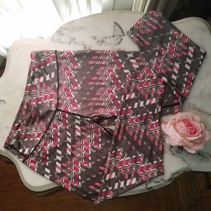 LA Gear Pink and Grey Workout Leggings S